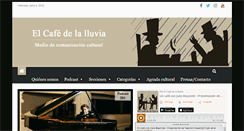 Desktop Screenshot of elcafedelalluvia.com