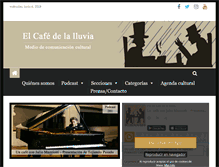 Tablet Screenshot of elcafedelalluvia.com